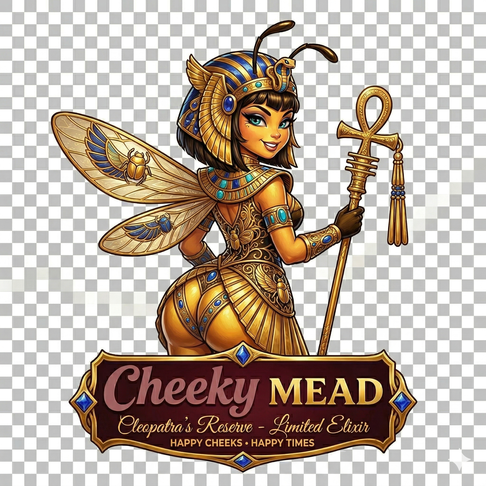 Cleopatra — Egyptian Queen Cheeky Bee
